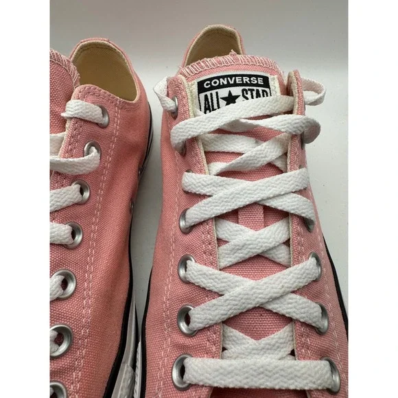 Converse Chuck Taylor All Star Low Top Pink Sneakers Shoes Mens 10 Womens 12 - Picture 8 of 12